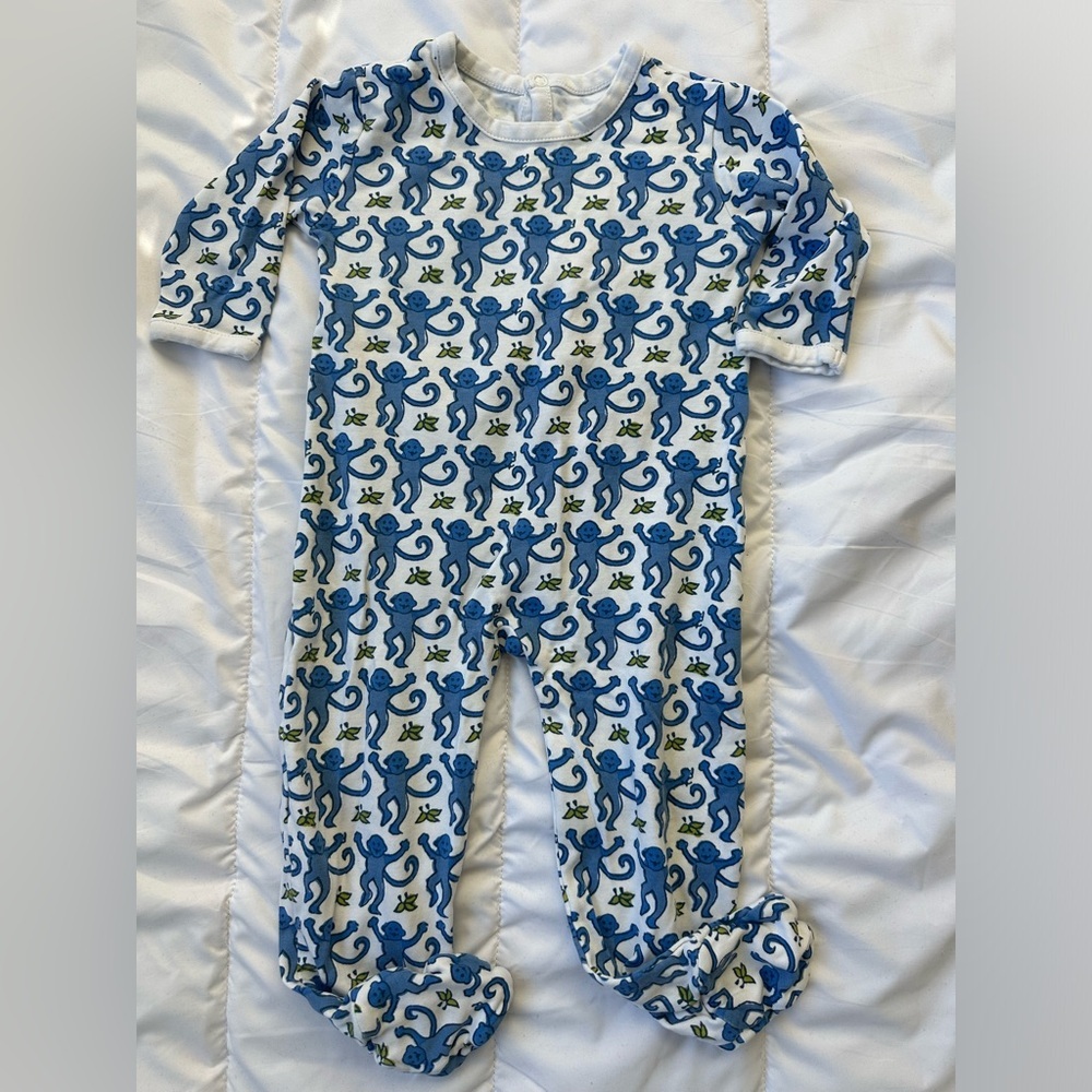 Roberta Roller Rabbit Blue and White Kids Pajama Set